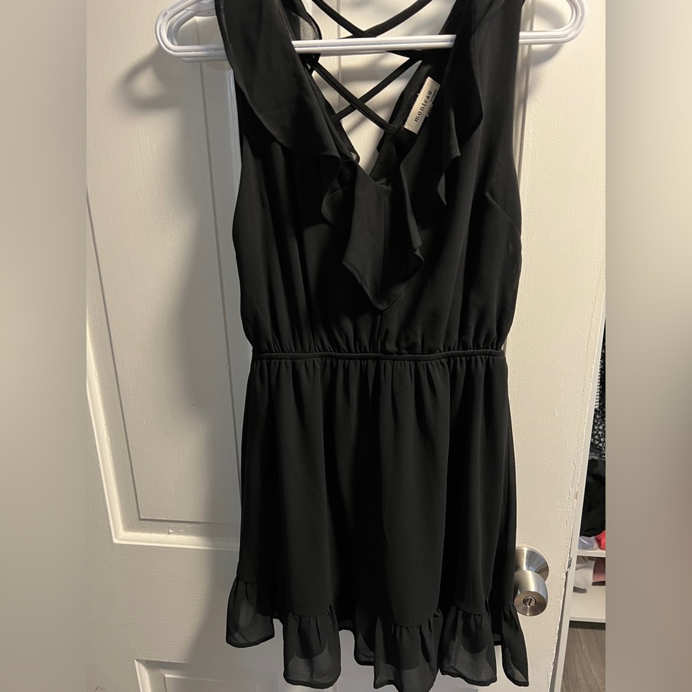 Monteau Ruffle Dress Size XS